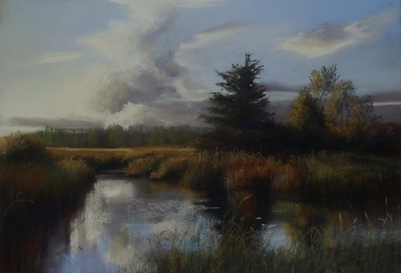 A Walk in the Sunshine -pastel sold
